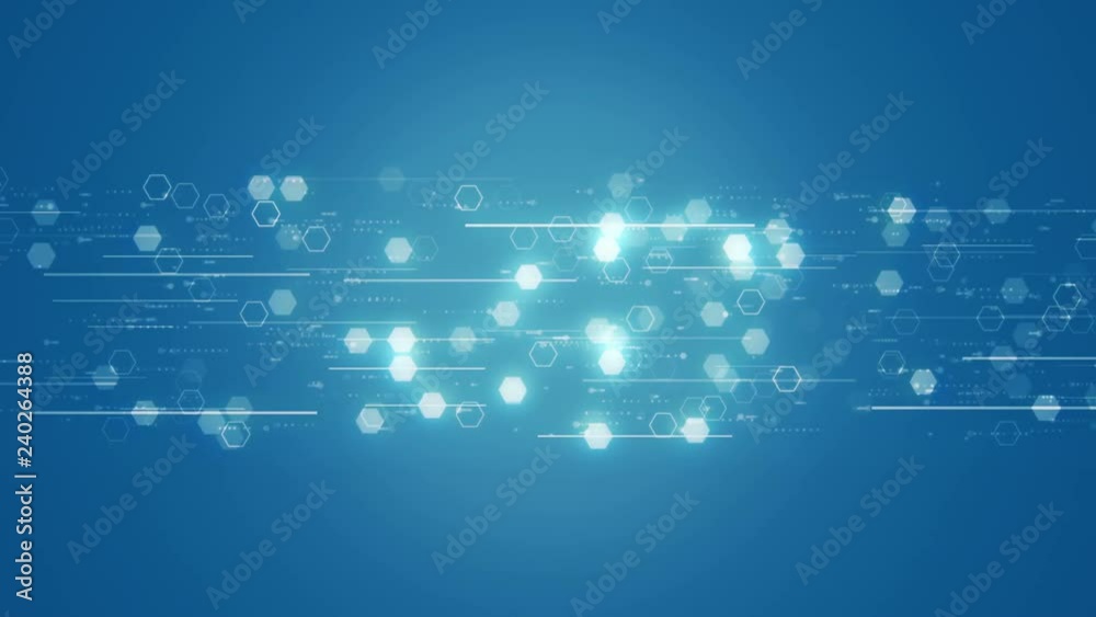 Canvas Prints blue technology abstract background