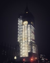Fototapeta premium Big Ben en travaux 