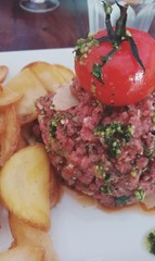 Tartare au restaurant 