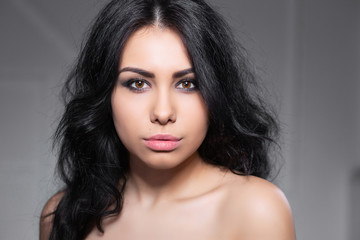 Fototapeta premium Portrait of a beautiful young woman