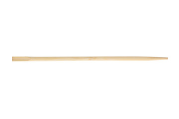 disposable bamboo chopstiks isolated on white background, wood color.