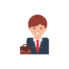 Businessman vector icon