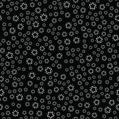 Stars Seamless vector EPS 10 pattern Abstract geometric pattern. Multicolor Figures. 