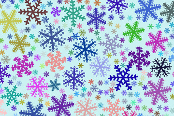 Abstract background with close-up of snow. Design, messy, cover & wallpaper.