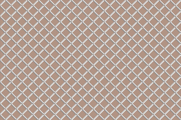 Brown waffle pattern. 3D rendering.