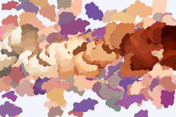 Colorful paints illustrations background abstract, hand drawn texture. Digital, canvas, artwork & pattern.