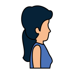elegant businesswoman avatar character