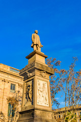 Sculpture Monument, Gothic District, Spain