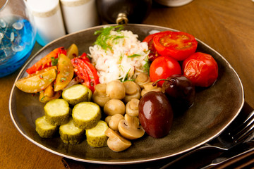 pickles tomatoes mushrooms sauerkraut cucumbers pickled plum