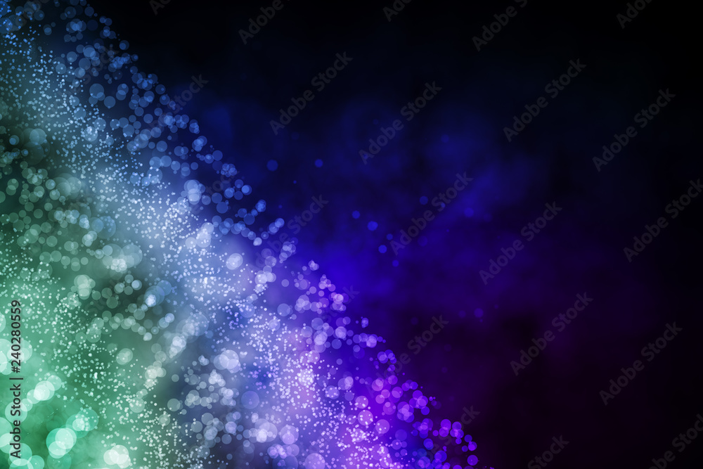 Poster blurry bokeh backdrop