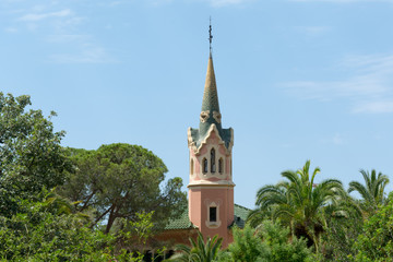 Barcelona. Building in Park Guell