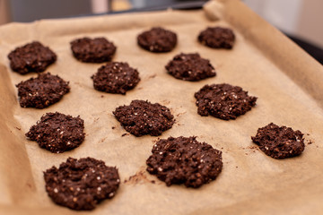 Haferflocken-Kekse mit Schoko