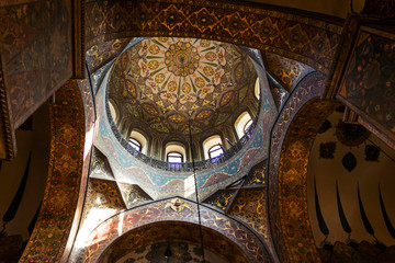 Fototapeta na wymiar Interior Echmiadzin Cathedral.