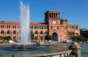 Naklejka premium Beautiful building in Yerevan.