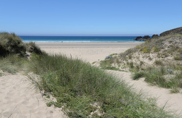 Dünen an der Crozon-Halbinsel, Bretagne