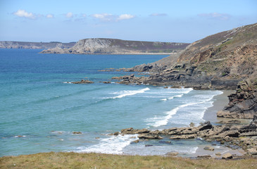 Küste an der Crozon-Halbinsel, Bretagne