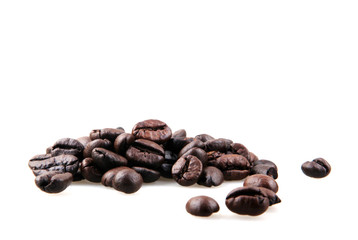 Coffee Beans Isolated On White Background