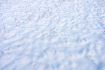 background of fresh snow texture