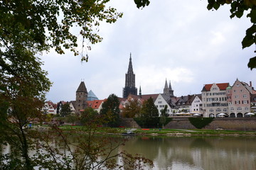 Pretty crooked houses of Ulm