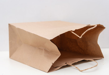 brown paper bag on the table