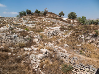 Sebastia, ancient Israel, ruins and excavations