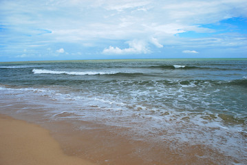 lanscape of Macao beach dominican republic lokated on Atlantic Ocean part of Haiti 