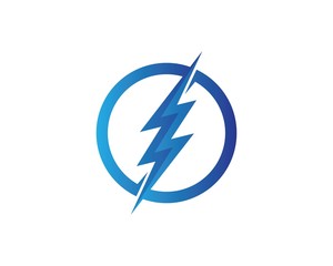 flash power of energy and electric illustration