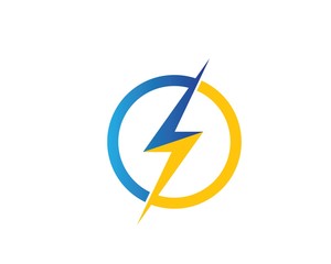 flash power of energy and electric illustration