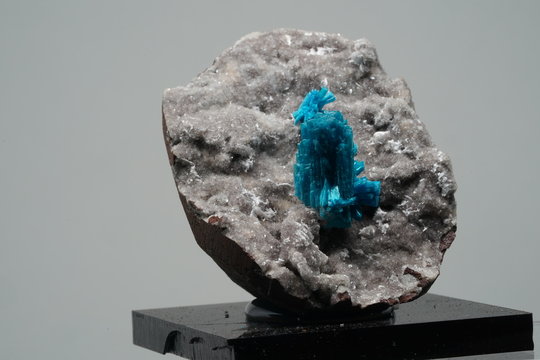 Cavanasit, Kristall, Hellblau, Stufe, Pune, Pakistan, Mineral, Edelstein