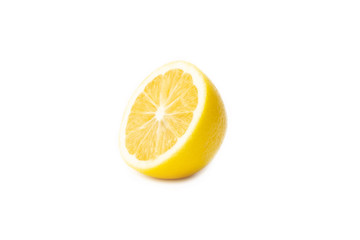 Lemons isolated on the white background.