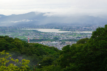 徳島県・眉山からの眺め