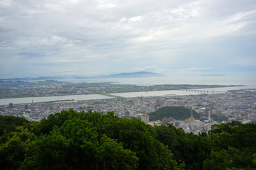徳島県・眉山からの眺め