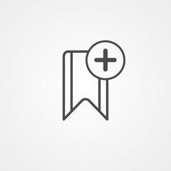 Bookmark vector icon sign symbol