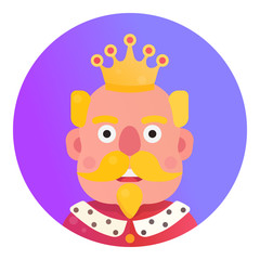 Fototapeta premium King Icon