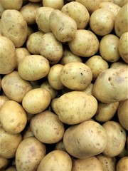 fresh vegetables potatoes fruits of yellowy-brown color are useful to health puree porridge chips, veretarianets