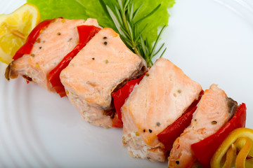Salmon Skewer