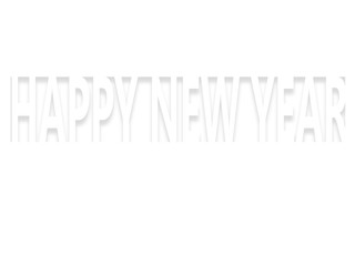 2019 happy new year, abstract design on white paper
