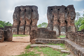 Royal Palace Ruins At Polonnaruwa