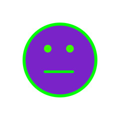 Sad emoticon symbol