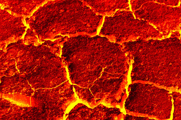 Red lava texture background