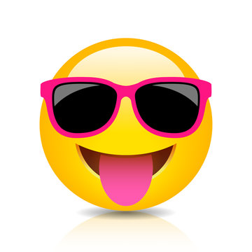 Happy foolish emoji icon