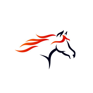 horse logo template