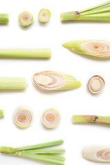 Fresh green lemon grass