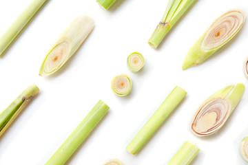 Fresh green lemon grass