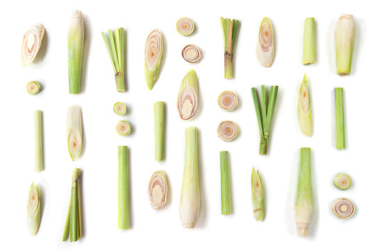 Fresh green lemon grass