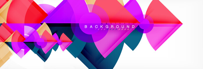 Modern geometric abstract background