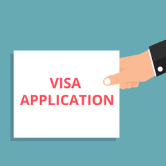 Conceptual writing showing Visa Application Motivational Call.