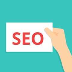Conceptual writing showing Seo.