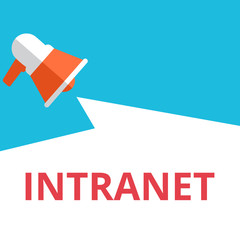 Conceptual writing showing Intranet. - obrazy, fototapety, plakaty
