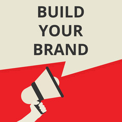 text writing Build Your Brand.
